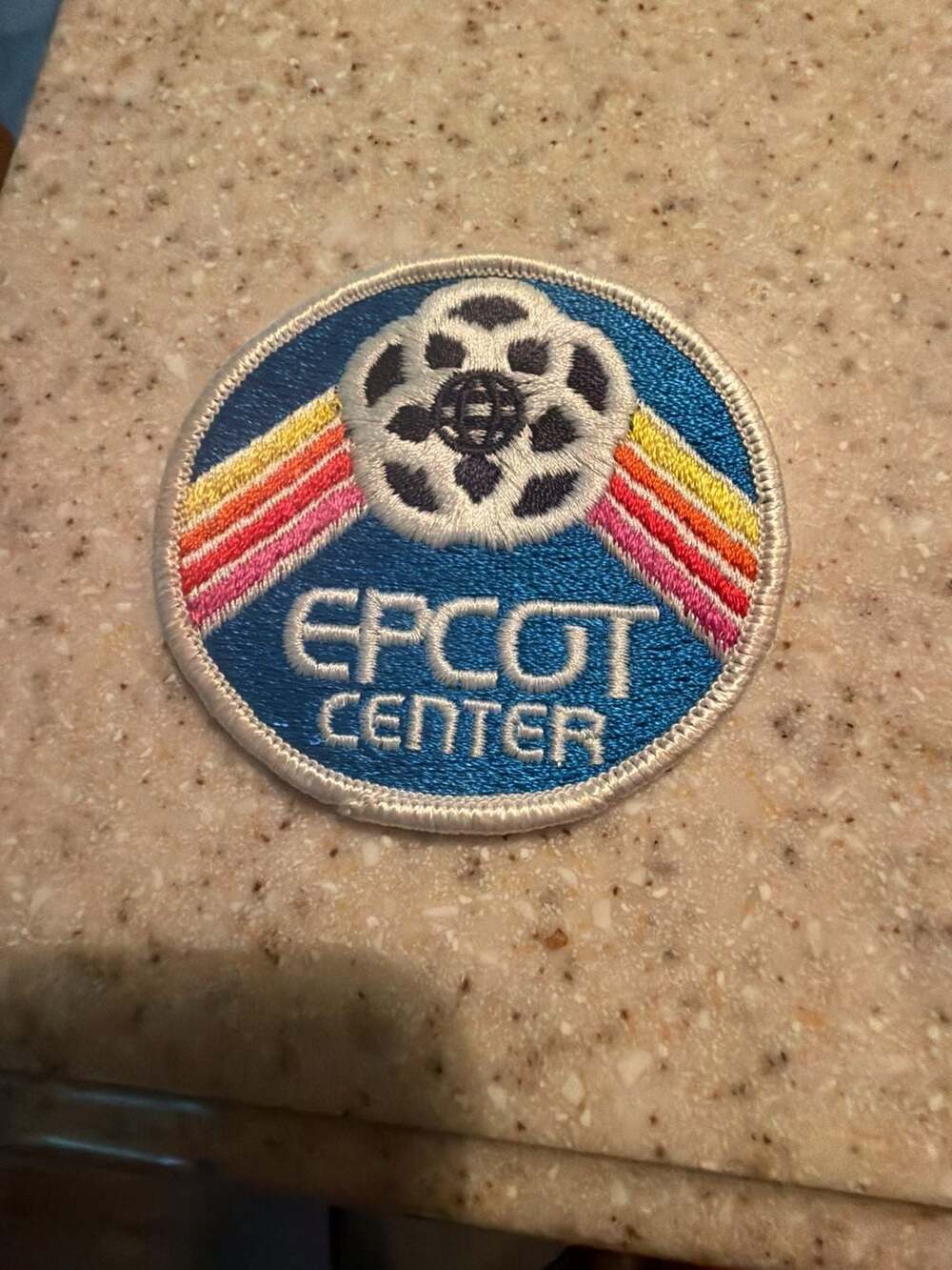 Disney EPCOT Center Vintage 1980s Logo Embroidered Iron-On Patch